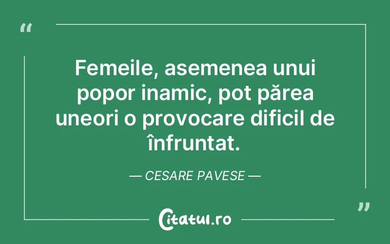 Citat Cesare Pavese - citate femei