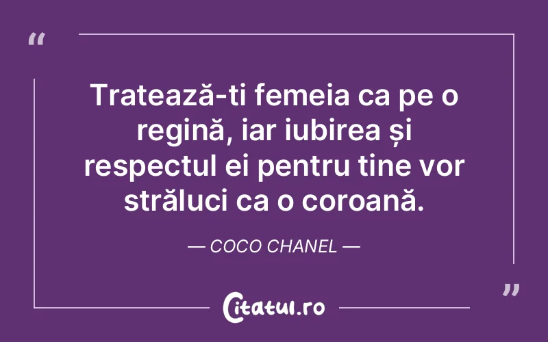 Citat Coco Chanel - citate femei