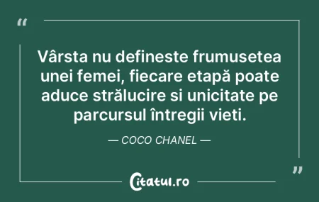 Vârsta nu definește frumusețea unei f... Vârsta nu definește frumusețea unei f...