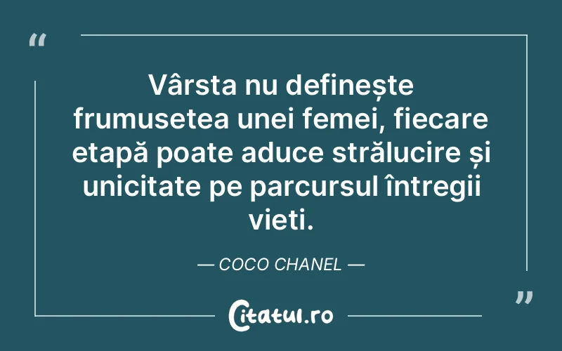 Citat Coco Chanel - citate femei