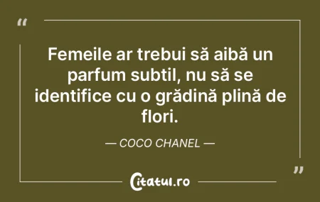 Femeile ar trebui să aibă un parfum su...