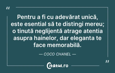 Pentru a fi cu adevărat unică, este es... Pentru a fi cu adevărat unică, este es...