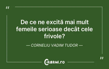 De ce ne excită mai mult femeile serioa... De ce ne excită mai mult femeile serioa...