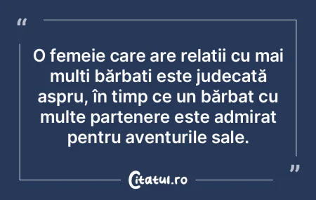 O femeie care are relații cu mai mulți...