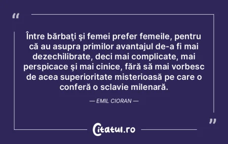 Între bărbaţi şi femei prefer femeil...