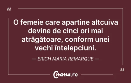 O femeie care aparține altcuiva devine ...