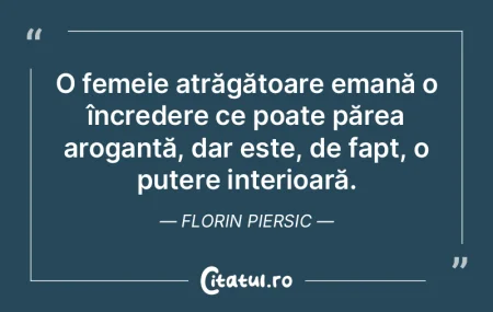 O femeie atrăgătoare emană o încrede...