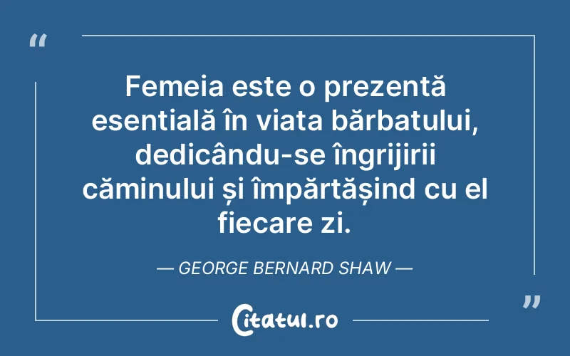 Citat George Bernard Shaw - citate femei