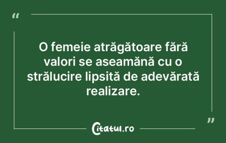 O femeie atrăgătoare fără valori se ...