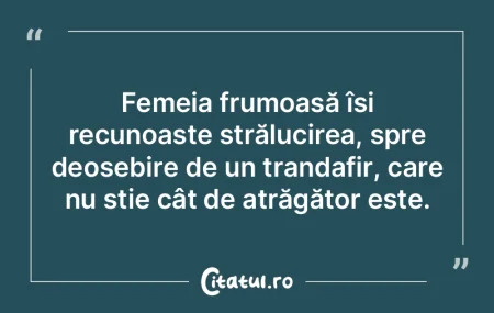 Femeia frumoasă își recunoaște stră...