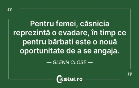 Pentru femei, căsnicia reprezintă o ev... Pentru femei, căsnicia reprezintă o ev...