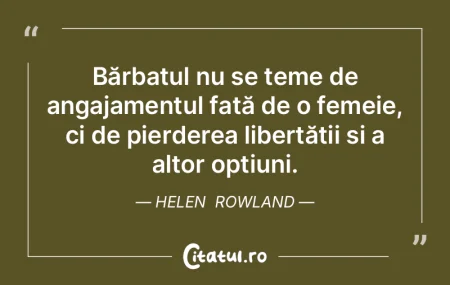 Bărbatul nu se teme de angajamentul fa�...