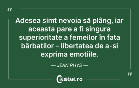Adesea simt nevoia să plâng, iar aceas... Adesea simt nevoia să plâng, iar aceas...