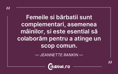 Femeile și bărbații sunt complementar...