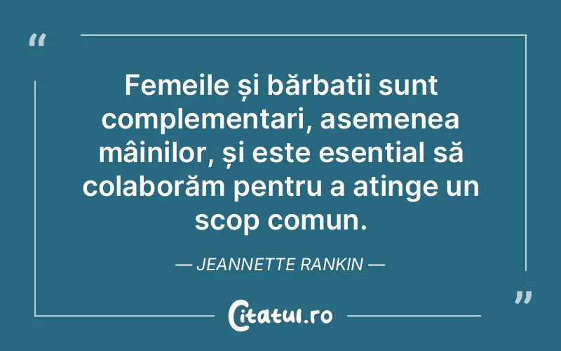Citat Jeannette Rankin - citate femei