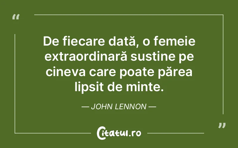 Citat John Lennon - citate femei