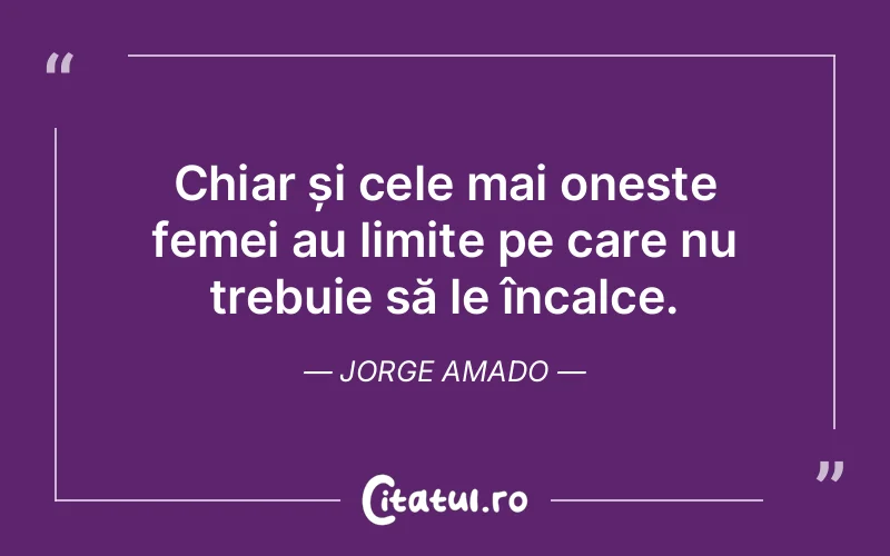 Citat Jorge Amado - citate femei