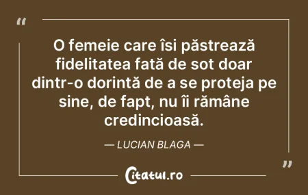 O femeie care își păstrează fidelita... O femeie care își păstrează fidelita...