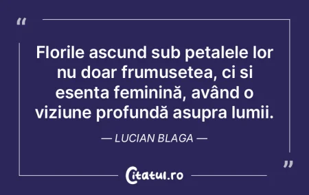 Florile ascund sub petalele lor nu doar ... Florile ascund sub petalele lor nu doar ...