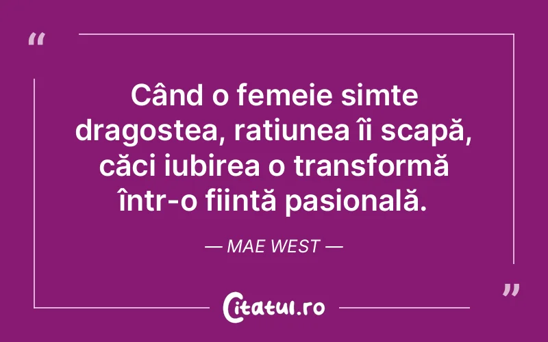 Citat Mae West - citate femei