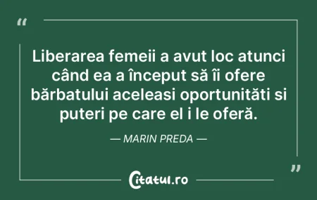 Liberarea femeii a avut loc atunci când... Liberarea femeii a avut loc atunci când...