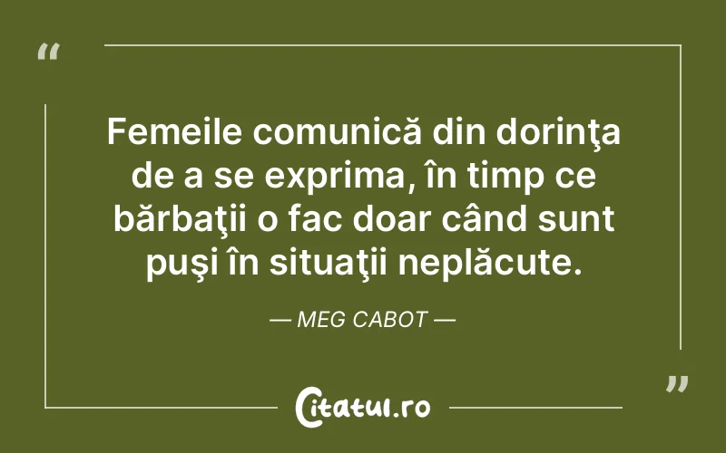 Citat Meg Cabot - citate femei