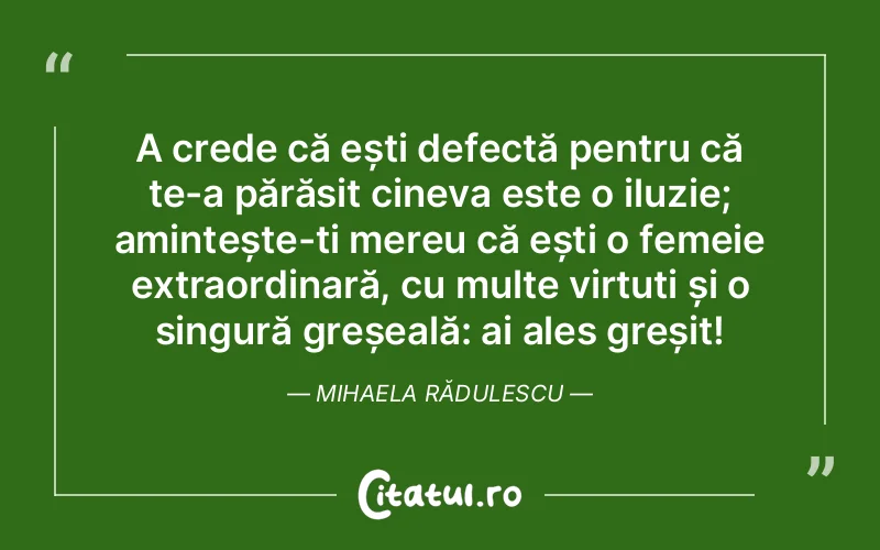 Citat Mihaela - citate femei