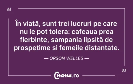 În viață, sunt trei lucruri pe care n... În viață, sunt trei lucruri pe care n...
