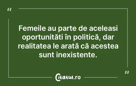 Femeile au parte de aceleași oportunit�...