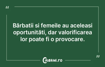 Bărbații și femeile au aceleași opor...