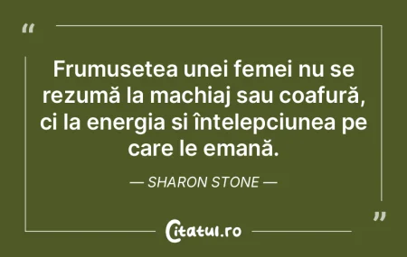 Frumusețea unei femei nu se rezumă la ...