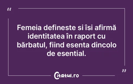 Femeia definește și își afirmă iden...