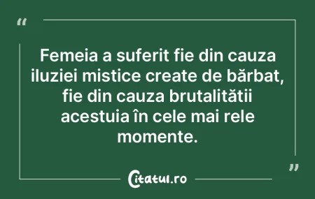 Femeia a suferit fie din cauza iluziei m...