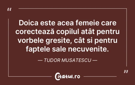 Doica este acea femeie care corectează ... Doica este acea femeie care corectează ...