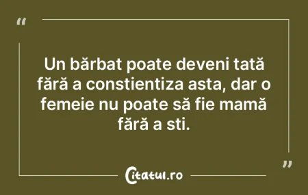 Un bărbat poate deveni tată fără a c...