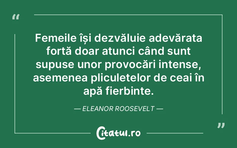 Citat Eleanor Roosevelt - citate femei