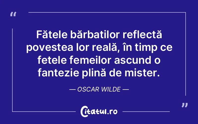 Citat Oscar Wilde - citate femei