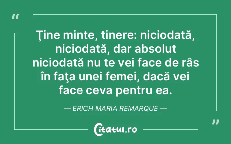 Citat Erich Maria Remarque - citate femei