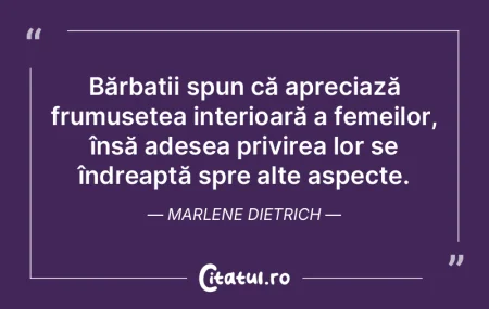 Bărbații spun că apreciază frumuseț...