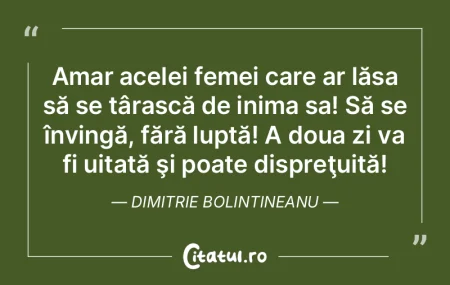 Amar acelei femei care ar lăsa să se t...