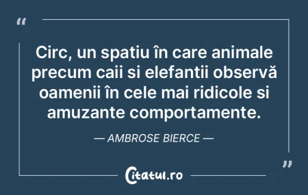 Circ, un spațiu în care animale precum...