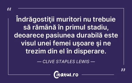 Îndrăgostiţii muritori nu trebuie să...