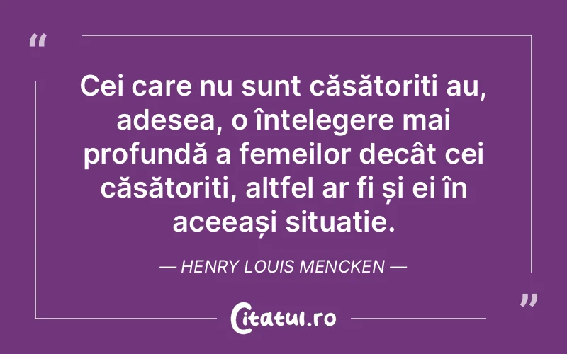 Citat Henry Louis Mencken - citate femei