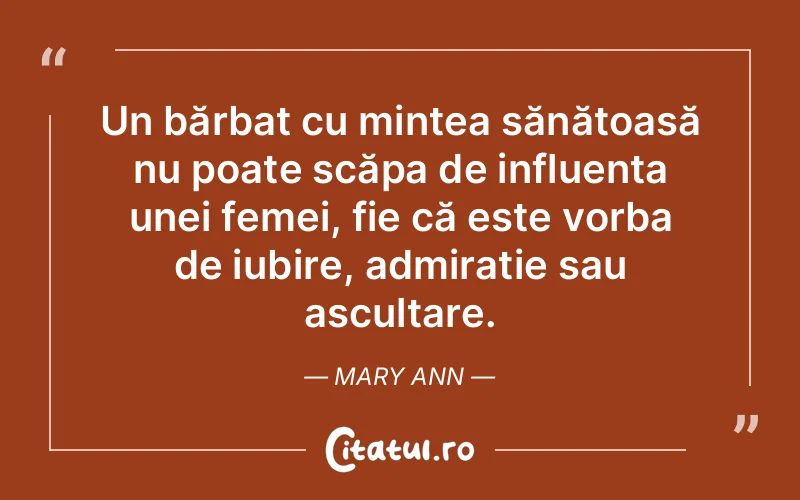 Citat Mary Ann - citate femei