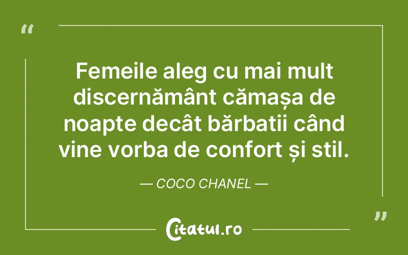 Citat Coco Chanel - citate femei