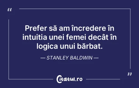 Prefer să am încredere în intuiția u... Prefer să am încredere în intuiția u...