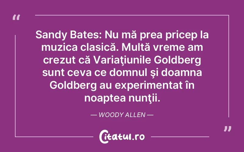 Citat Woody Allen - citate femei