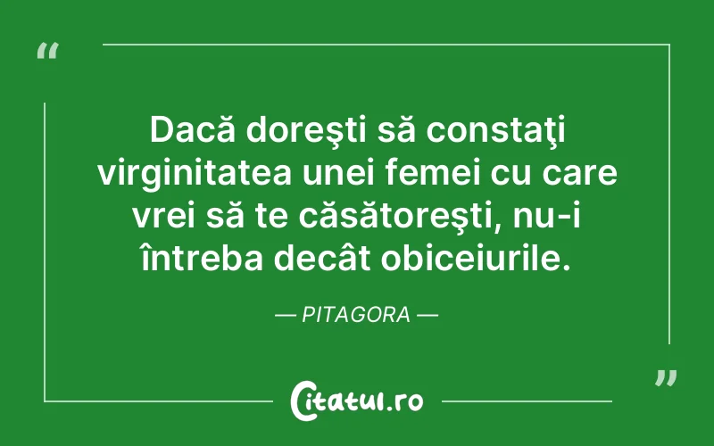 Citat Pitagora - citate femei