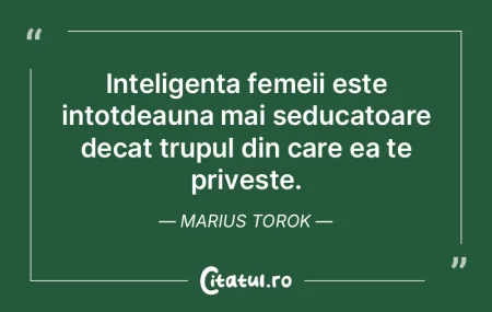 Inteligenta femeii este intotdeauna mai ...