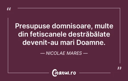Presupuse domnișoare, multe din fetișc... Presupuse domnișoare, multe din fetișc...